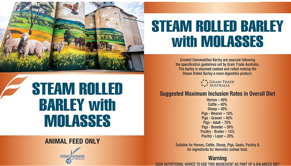 Grenfell Barley & Molasses Griffith Feed and Grain