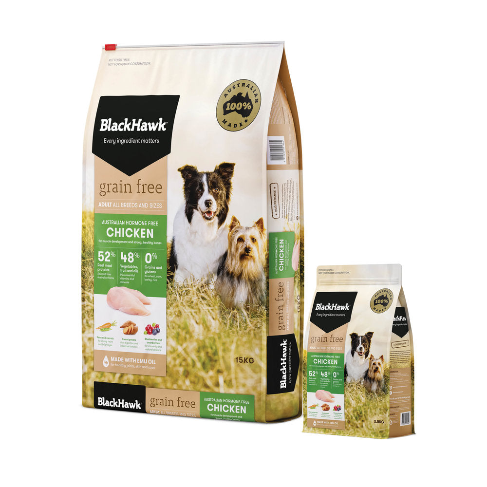 Blackhawk Grain Free Chicken 15kg Griffith Feed and Grain