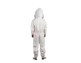 Full Body Cotton Bee Suit - Adult White