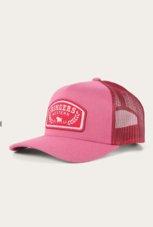 Ringers Western - Wheatbelt Wool Trucker Cap -  Dusty Pink