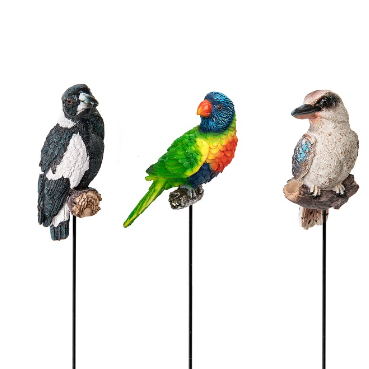 Alfresco Gardenware - Aussie Bird on stick