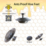 Ant Proof Hive Feet - set of 4