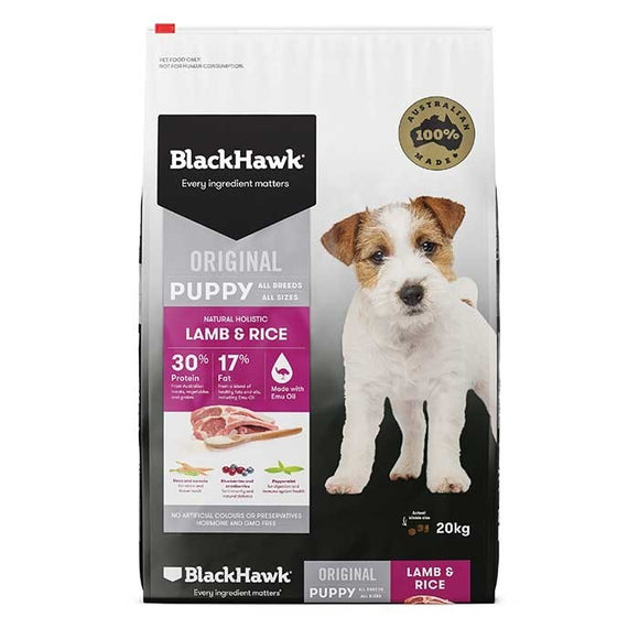 Blackhawk Puppy all breed and size Lamb & Rice 10kg