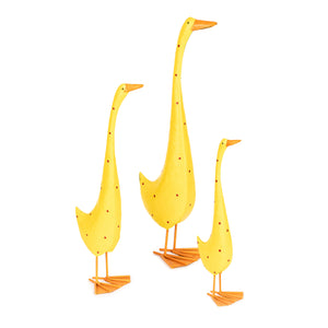 Alfresco Gardenware - Tall Yellow Duck Set of 3
