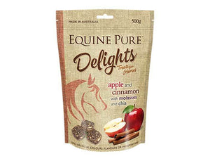 Equine Pure Delights 500g Pouch - Apple & Cinnamon