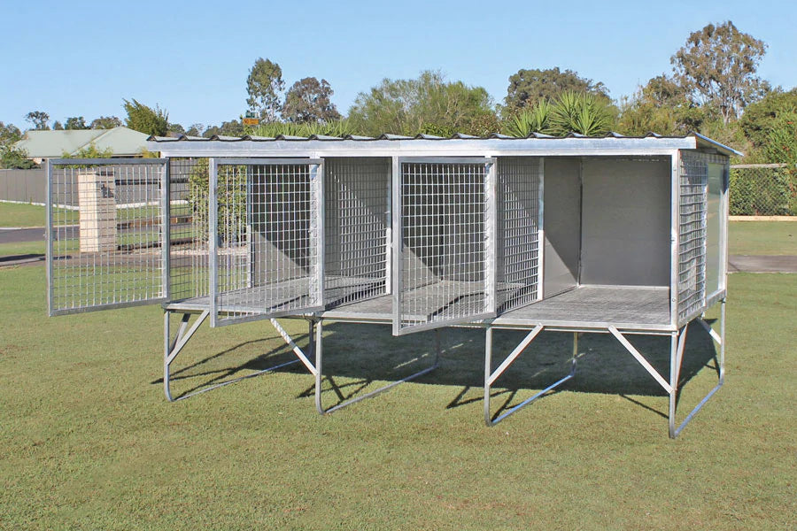 2 bay dog kennel shop