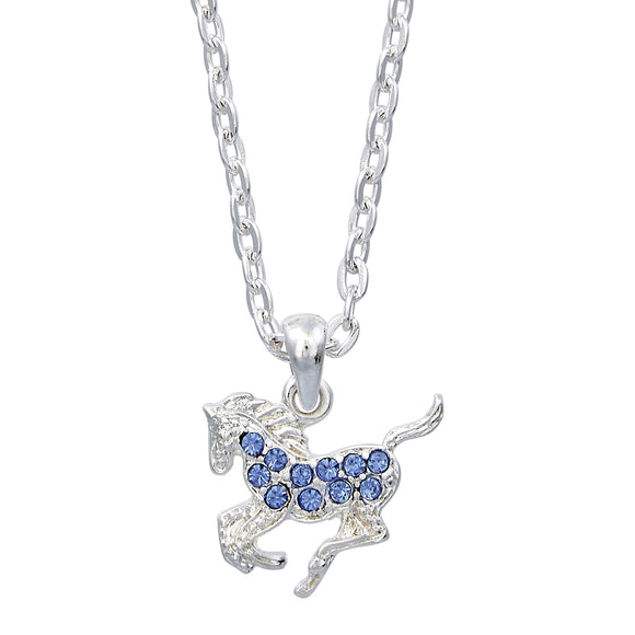Necklace - Precious Pony Blue