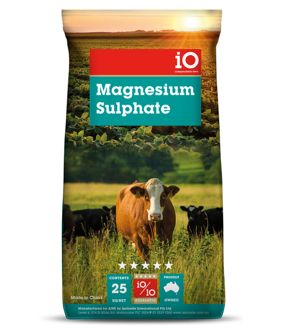 IO Magnesium Sulphate (Epsom Salts) 25kg