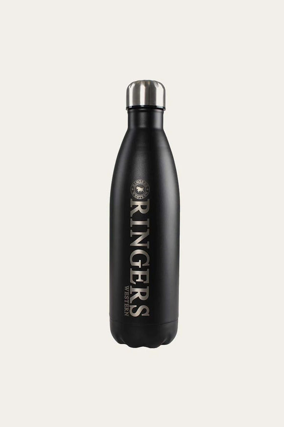 Ringers Western Quencher Powder Coated Insulated Drink Bottle - Black