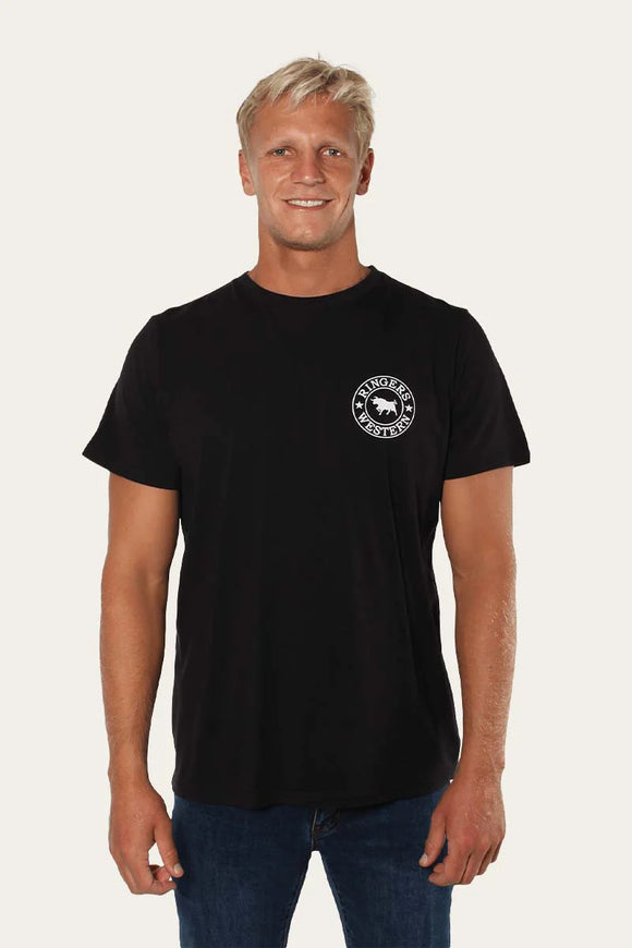 Ringers Western - Signature Bull Mens Classic T-Shirt - Black