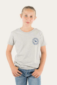 Ringers Western Signature Bull KIDS Classic T-Shirt - Grey Marle