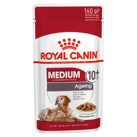 Royal Canin Medium Ageing Wet Food Dog - 10 x 140gm
