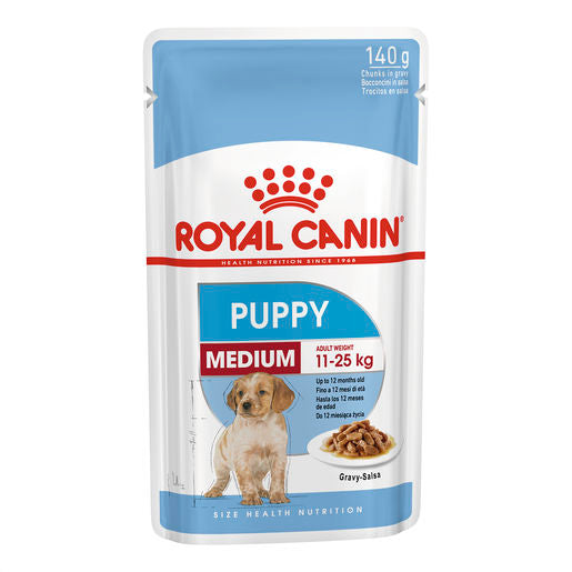 Royal Canin Medium Puppy Wet Food - 10 x 140g