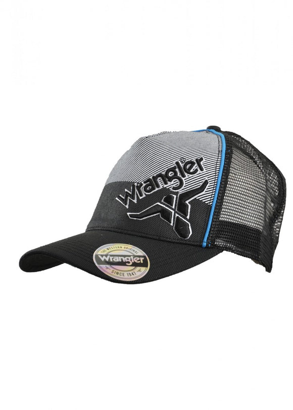 Wrangler - Wace High Profile Trucker Cap - Black