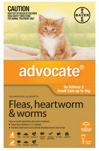 Advocate Kittens & Small Cats up to 4kg 3pk