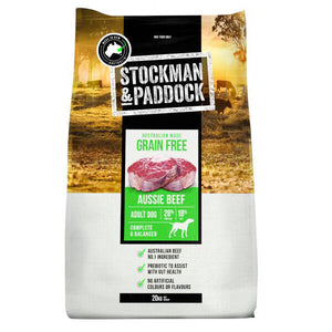 Stockman & Paddock Grain Free Aussie Beef 20kg